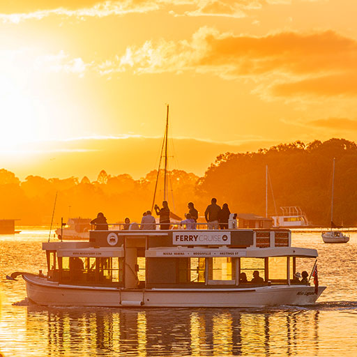 noosa river queen sunset cruise